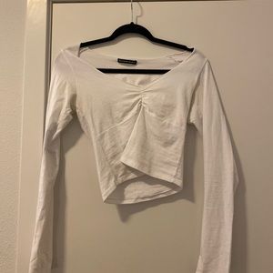 Brandy Melville long sleeve white shirt